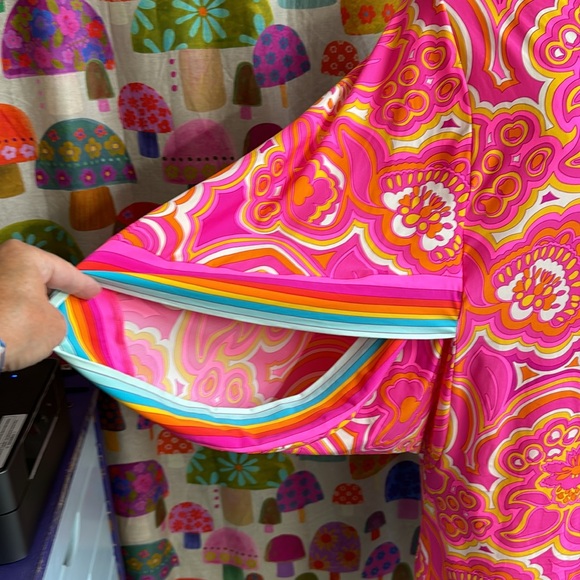 Trina Turk 25th Anniversary Bathing Suit Cover Up. Medium - Picture 3 of 14